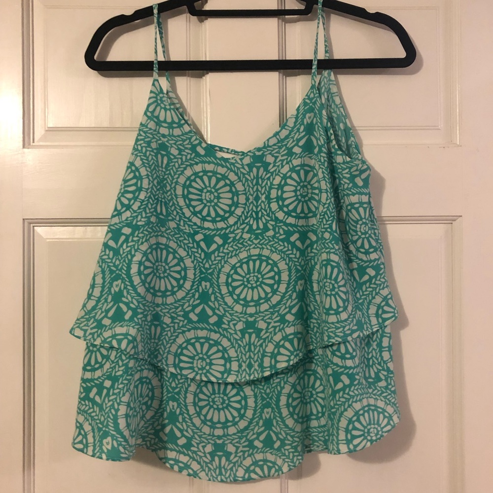 Anabella Aqua Medallion Cami